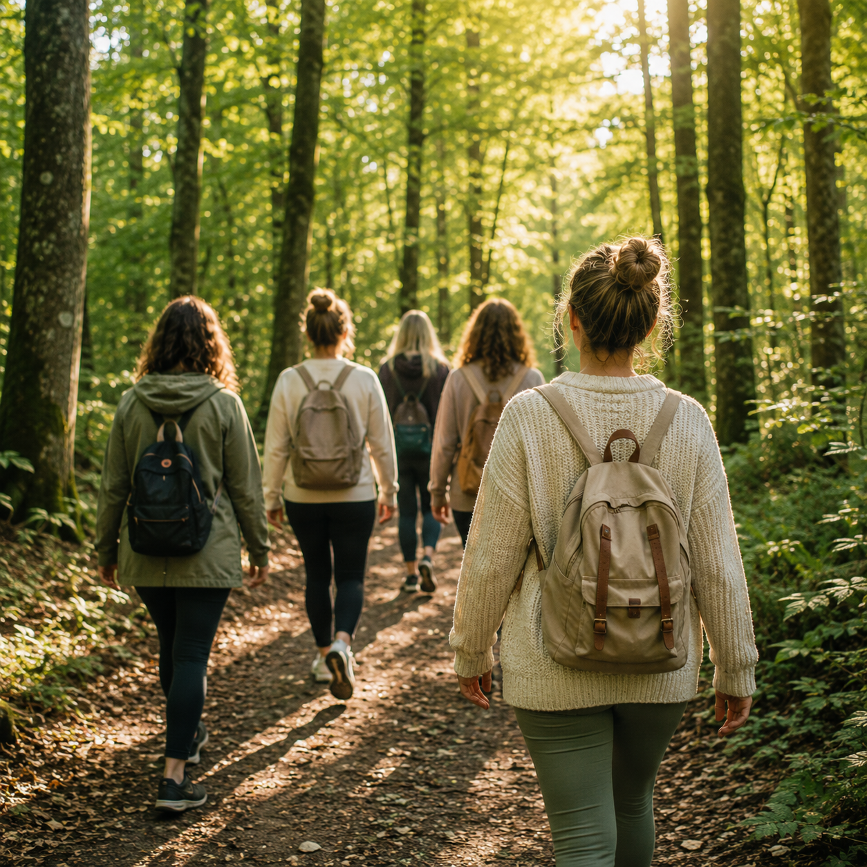 YIOJ-coaching_vrouwen-wandelend-in-bos